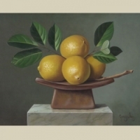 Lemons on Pedestal by George Gonzalez